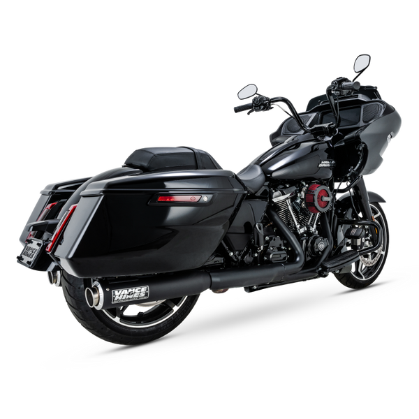 Vance & Hines 17-24 Harley Davidson Touring Supersport Slip-On - Black - 46721 Photo - Primary