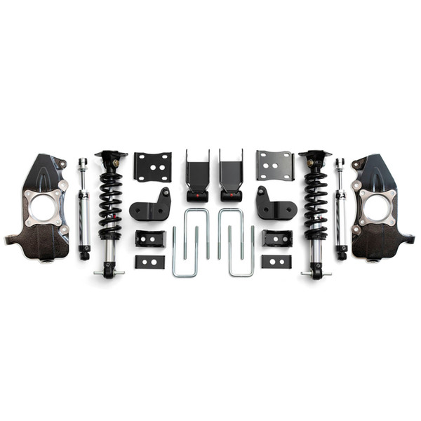 QA1 21-25 Ford F150 2WD Single Adjustable Lowering Kit w/ Spindles - 3.5-5.5in - LK11-FF03 Photo - Primary
