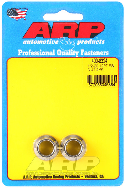 ARP 1/2-20 SS 12pt nut kit - 400-8324 Photo - Primary