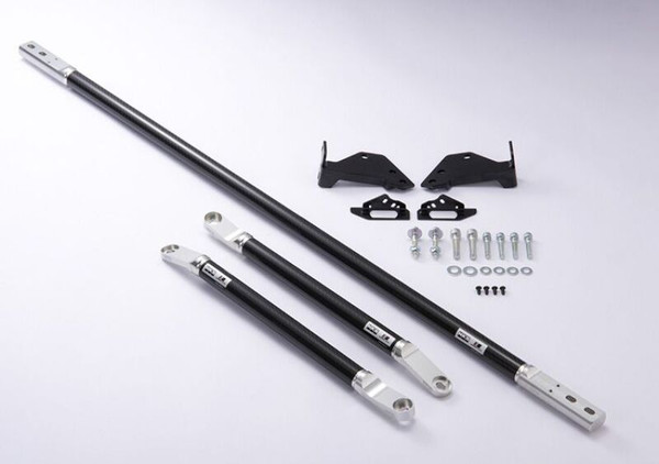 HKS 2020+ Toyota Supra Carbon Brace - Rear Set - 83001-AT003 User 1