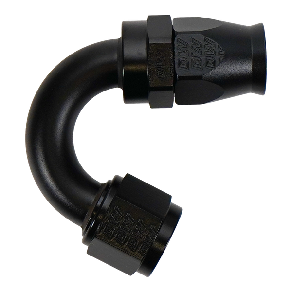 DeatschWerks 10AN Female Flare Swivel (Incl Ferule/Olive) 150-degree Hose End PTFE - 6-02-0881-B Photo - Primary