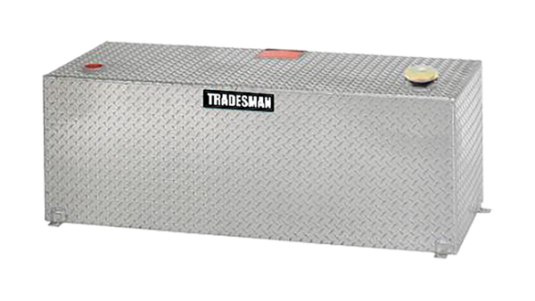 Tradesman Aluminum Rectangular Liquid Storage Tank (100 Gallon Capacity) - Brite - 3199 Photo - Primary