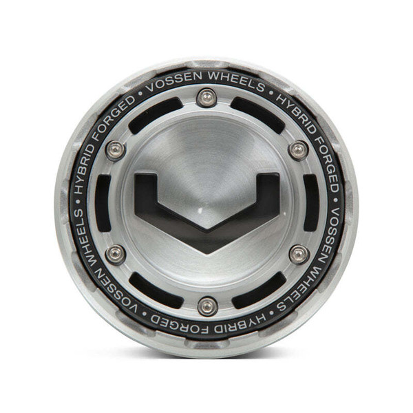 Vossen Billet Modular Cap - Small - Brushed w/ Grey Insert - CAP-MBC-SM-MS Photo - Primary