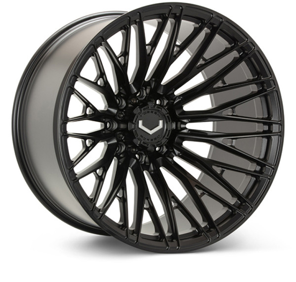 Vossen VFX-04 24x14 - 6x139.7 - ET44 - Mega Deep - 78.1 - Satin Black Wheel - VFX-04-4G53 Photo - Primary