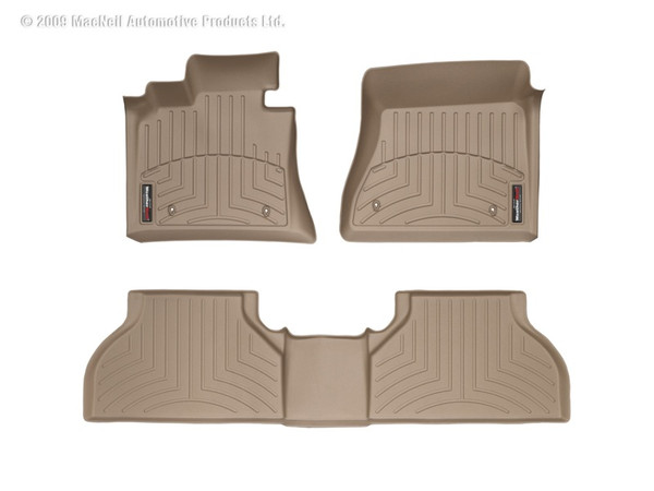 WeatherTech 12+ Volkswagen Beetle Front +Rear FloorLiner - Black - 44338-1-4 Photo - Primary