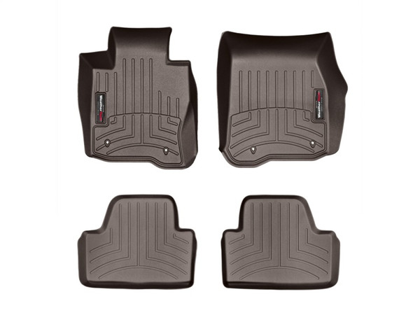 WeatherTech 2014+ BMW 4-Series Front & Rear FloorLiner - Cocoa - 475701-475603 Photo - Primary