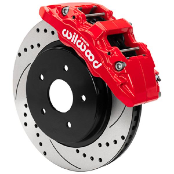 Wilwood 13-18 Dodge Ram 1500 Aero6 DM SRP Front Brake Kit w/ Lines - Red - 140-17760-DR Photo - Primary