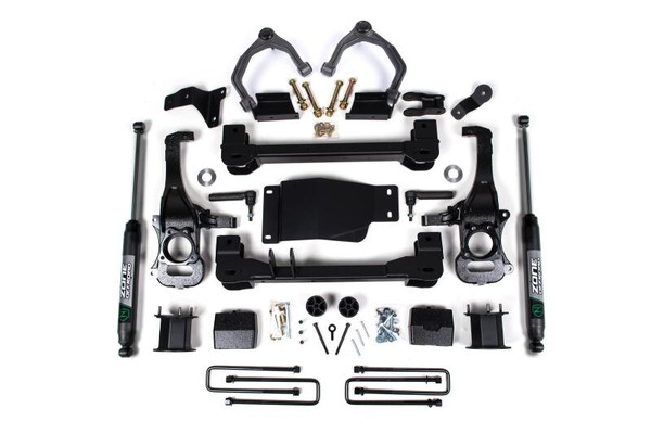 Zone Offroad 19-23 Chevy/GM Trail Boss / AT4 1500 4WD 4in Lift Kit w/ FOX Shocks - ZONC69F Photo - Primary
