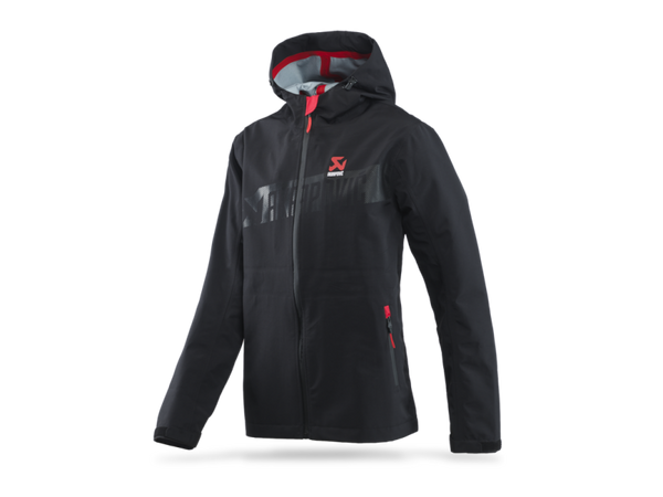 Akrapovic Womens Corpo Rain Jacket Black - 2XL - 802079 User 1