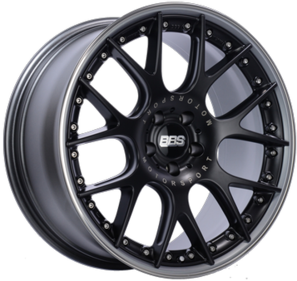 BBS CH-RII 21x9 5x112 ET24 CB 66.5 Porsche Macan Black Center Wheel - CH608BPPO-MTSP Photo - Primary