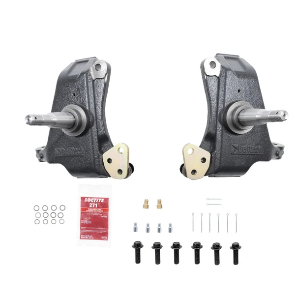 Belltech 19-24 Chevy Silverado 1500 3in. Drop Spindle Set (4-Piston Brake Setup) - 2504 Photo - Primary