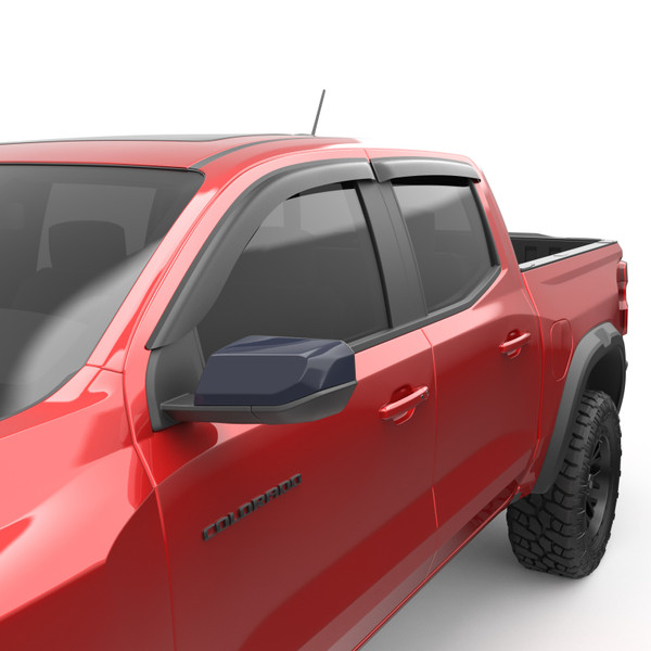 EGR 4pc Matte Finish Tape-on Window Visors for Colorado|Canyon - 641795 Photo - Primary