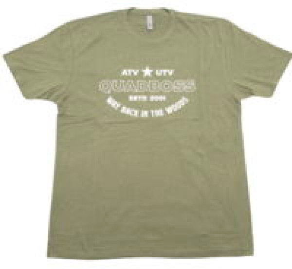 QuadBoss Qb Way Back Tee Green M - 155331 Photo - Primary