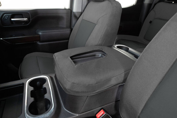Covercraft 11-24 Dodge Durango Endura PrecisionFit Custom Second Row Seat Covers - Silver/Charcoal - GTD1402ENSC Photo - out of package