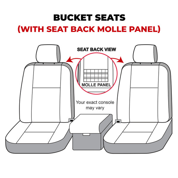 Covercraft Endura Waterproof Polyester SeatSaver Custom Front Row Seat Covers - SS2600WFBK Photo - out of package
