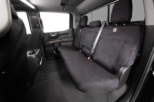 Covercraft 11-13 Honda Ridgeline Carhartt Super Dux SeatSaver Custom Front Row Seat Covers - Black - SSC3417COBK Photo - out of package