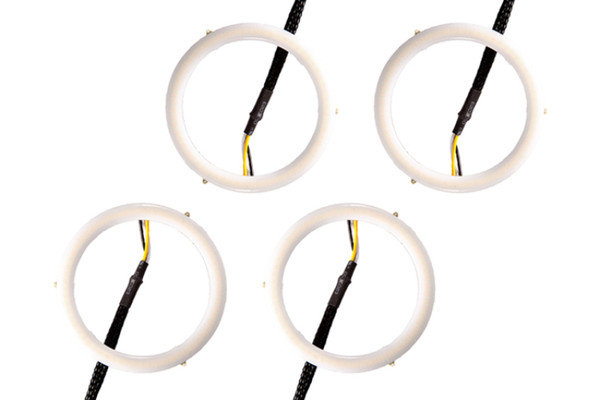 Diode Dynamics Halo Lights LED 70mm - Red Four - DD2048Q Photo - Primary