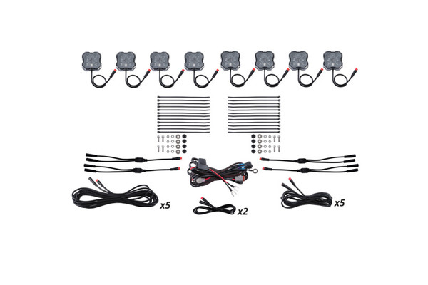 Diode Dynamics RGBW Rock Light Installer Kit (8-pack) - DD7744 Photo - Primary