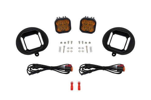 Diode Dynamics SS3 Max Type 2003 Sierra Kit ABL Yellow SAE Fog - DD8468 Photo - Primary