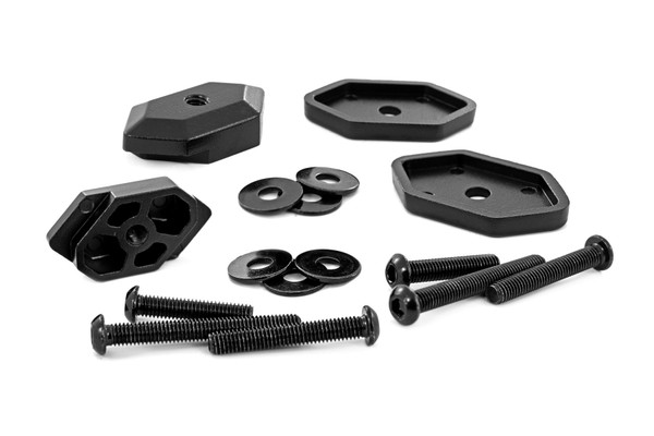 Struggling with flag nuts and awkward installs? The Molle Cam Plate will make mounting single Molle Clamps fast, efficient, and frustration-free. Whether you're prepping your rig for off-road adventures or organizing your overlanding gear, this plate ensures a reliable setup with minimal effort.One-Side Installation: Skip the hassle of flag nuts. This plate lets you install your Molle Clamps from one side, saving you time and effort.Durable Cast Aluminum: Built for the rugged demands of off-road use, the Molle Cam Plate is tough enough to handle rough terrain and everyday wear.Black E-Coated Finish: A protective coating resists rust and corrosion, ensuring long-lasting performance and a clean look no matter the conditions.Lightweight and Compact: Engineered to integrate seamlessly into your setup without adding unnecessary weight or taking up extra space.