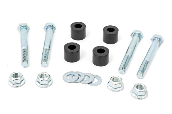 You need a little lift in your life. Are you looking to equip your Expedition with larger tires and set your vehicle apart from the pack? Rough Country's 1-inch Leveling Kit is the perfect way to eliminate the pesky nose-down look from the factory and give your Expedition more ground clearance and impressive good looks. Each kit contains all necessary components to not only lift your vehicle but it also does not compromise the CCD system!\
Innovative Design and Construction. ΓÇ»Our 1-inch leveling kit for your Expedition utilizes lower strut spacers making for a simple installation all while maintaining that smooth, comfortable ride you love so much\
Installation. ΓÇ»Featuring a bolt-on installation process equipping your Expedition couldn't be easier. This kit can be completed efficiently and quickly with an estimated timeframe of 1-2 hours!ΓÇ»\
Limited Lifetime Replacement Warranty. ΓÇ»Rough Country's Strut Lift Kit is backed with a limited lifetime replacement warranty towards manufacturer defects. As such, the product is protected from structural and workmanship damage after the date of purchase. With our industry-leading warranty, give yourself peace of mind when using Rough Country's Suspension products!