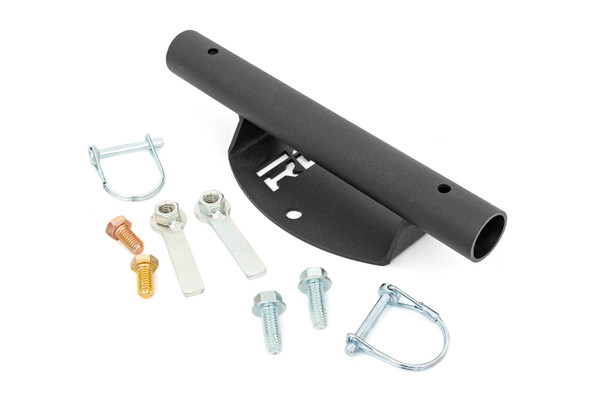 Easily fly flags from the bed of your truck with rough country's universal bed rail flag pole holder. This kit accepts 1" diameter flag poles and can be installed in any truck bed. It also includes hardware for mounting in multiple applications. This bed rail flag pole holder is made of durable powder coated steel and includes Rough Country's Limited Lifetime Warranty.