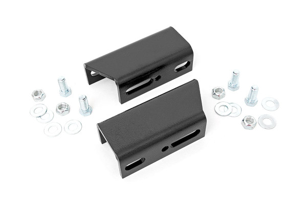 Improve your Ride! When it comes to off-roading, there's nothing like a Jeep Cherokee. Rough Country's Sway Bar Drop Kit ensures that your XJ's suspension remains aligned while improving handling, making your Cherokee ride more smoothly and comfortably. It comes with a durable black powder coat finish and includes 2 Sway Bar Drop Brackets with hardware. Backed by our Limited Lifetime Warranty, this kit is an easy bolt-on installation with no cutting or welding required. Order your kit today to improve your driving experience and watch your Jeep handle better than ever!