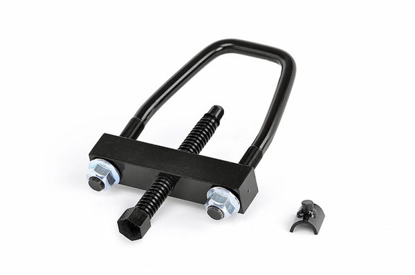 Unload your torsion bars fast, safely, and effectively with Rough CountryΓÇÖs Torsion Bar Removal Tool. This durable, solid-steel tool makes it easy to load and unload torsion keys without damaging the torsion bar or your hands! \\
\\
This easy-to-use tool helps relieve torsion bar pressure so you can easily remove stock torsion keys or install new aftermarket keys to level your vehicle. DonΓÇÖt settle for vice grips or other unloading devices which can dent or damage your torsion bar causing problems down the line! Rough CountryΓÇÖs unloading tool takes the guesswork out of torsion key replacements, with a safe and easy method that takes no-time flat. Works with air tools or common socket tools. Includes Rough CountryΓÇÖs Lifetime Warranty.