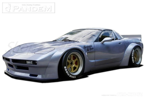 GReddy Pandem 97-04 Chevrolet Corvette C5 Fastback Coupe Rocket Bunny Full Widebody Aero Kit w/ Wing - 66980900 Photo - Primary