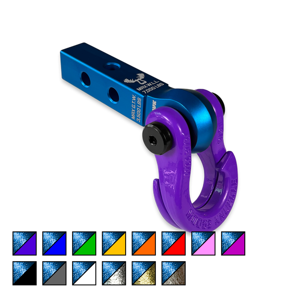 Moose Knuckle Offroad Jowl 5/8 Split Shackle and Mohawk 1.25 Receiver Combo FN000045