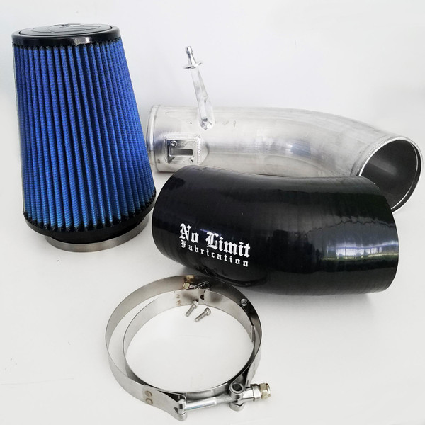6.7 Cold Air Intake 11-16 Ford Super Duty Power Stroke Raw Oiled Filter Stage 2