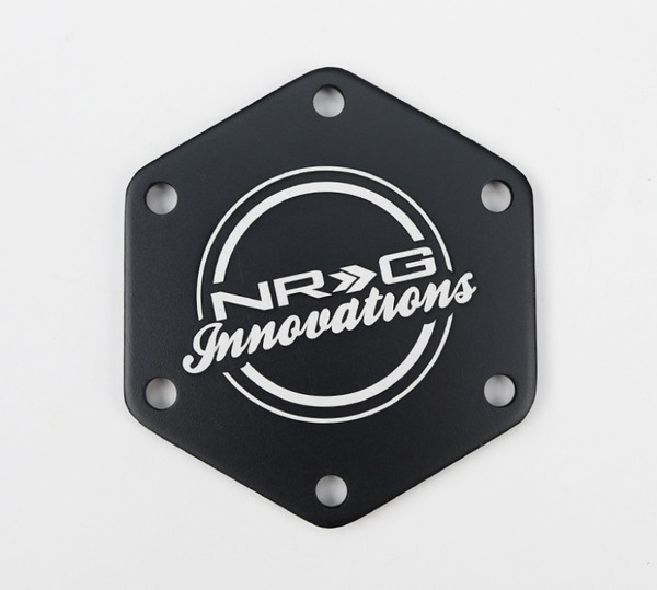 NRG Carbon Fiber w/ Red Texalium Fabrics Horn Delete Button Circular Logo Front/ Back - STR-640CF/RD Photo - Primary