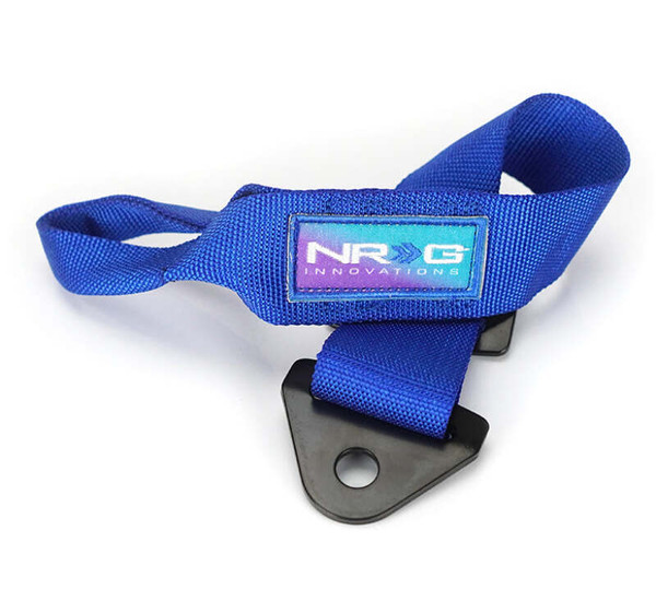 NRG Universal Tow Strap 24in Adjustable - Blue - TOW-10BL Photo - Primary