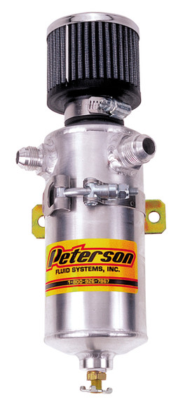Peterson Fluid Systems Breather Can -12AN & -8AN In w/ Filter - 08-0410 Photo - Primary
