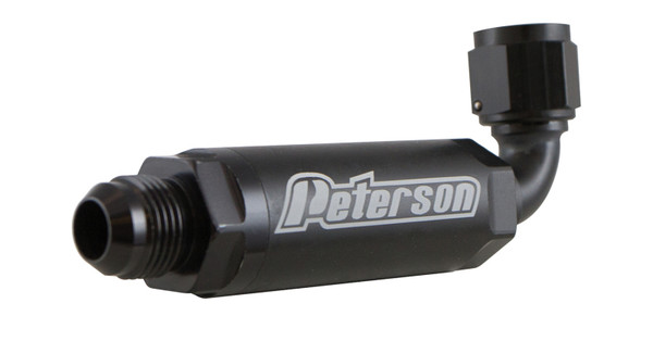 Peterson Fluid Systems Scavenge Filter -12AN 90 Degree - 09-0408 Photo - Primary