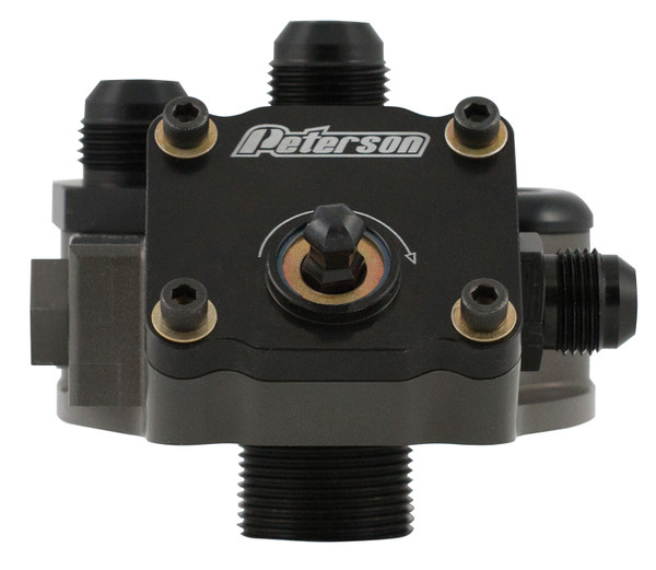 Peterson Fluid Systems Primer Filter Mount -10AN 1 1/2-16 - Right Side Inlet - 09-1572 Photo - Primary
