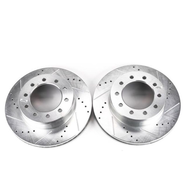 Power Stop 05-16 Ford F-550 Super Duty Front Drilled & Slotted Rotor - Pair - AR85113XPR Photo - Primary