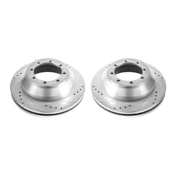 Power Stop 17-18 Ford E-450 Super Duty Rear Drilled & Slotted Rotor - Pair - AR85125XPR Photo - Primary