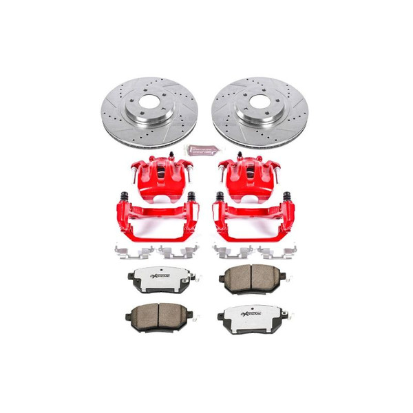 Power Stop 09-11 Nissan Murano Front Z26 Street Kit w/Cals - KC091A-26 Photo - Primary