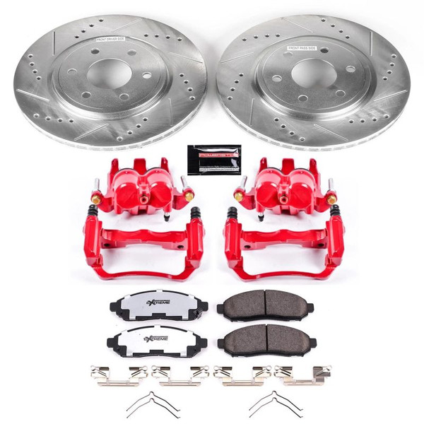 Power Stop 09-12 Suzuki Equator Front Z36 Truck & Tow Kit w/Cals - KC142-36 Photo - Primary