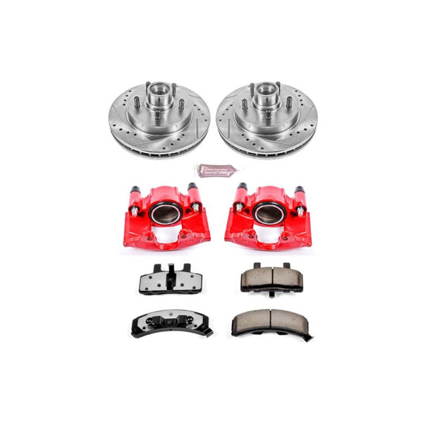 Power Stop 92-99 GMC Yukon Front Z36 Truck & Tow Kit w/Cals - KC1990-36 Photo - Primary