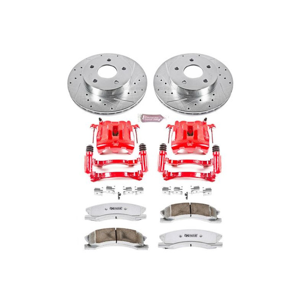 Power Stop 99-04 Jeep Gr& Cherokee Front Z26 Street Kit w/Cals - KC2149-26 Photo - Primary
