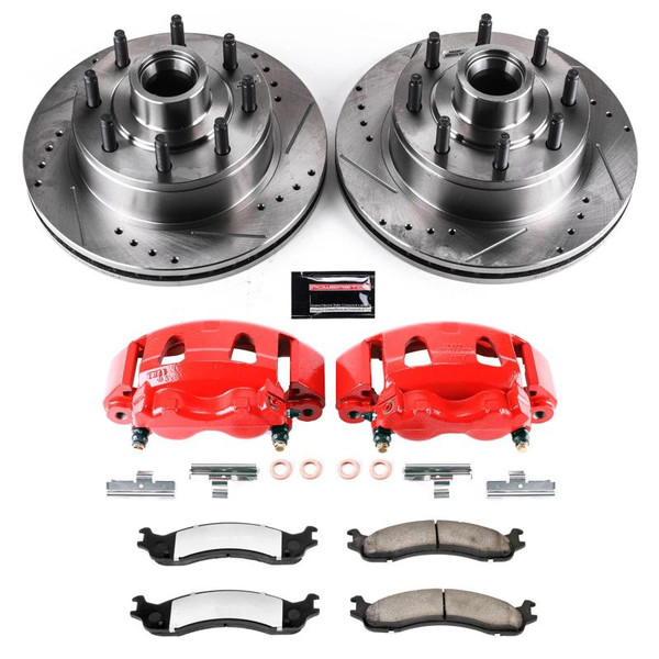 Power Stop 2007 Ford E-150 Front Z36 Truck & Tow Kit w/Cals - KC5088-36 Photo - Primary