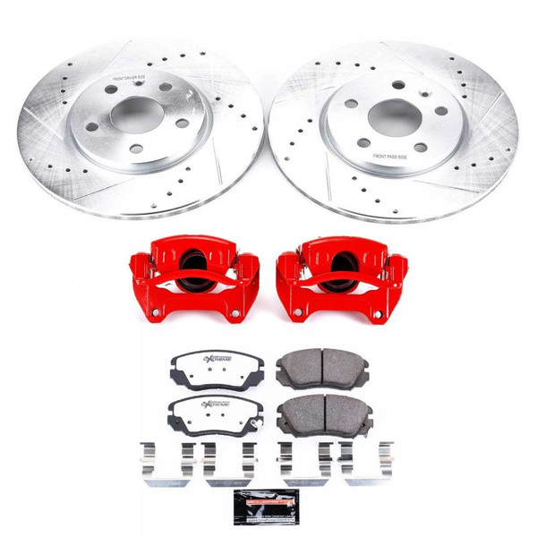 Power Stop 10-11 Saab 9-5 Front Z26 Street Kit w/Cals - KC5334-26 Photo - Primary