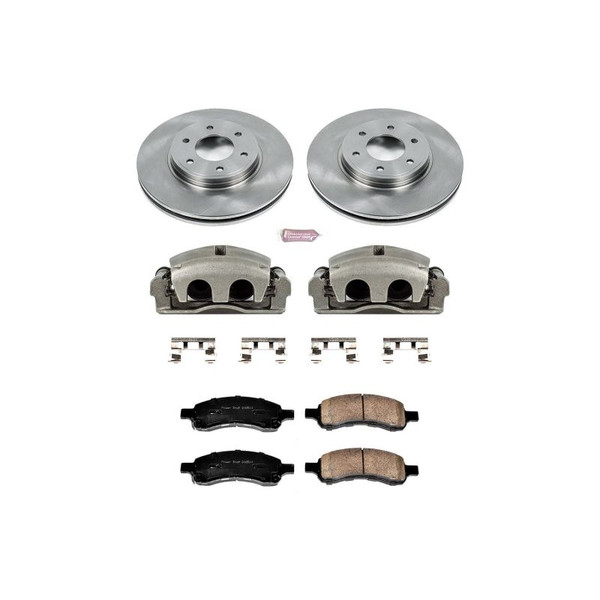 Power Stop 08-09 Saab 9-7x Front Autospecialty Kit w/Cals - KCOE1453 Photo - Primary