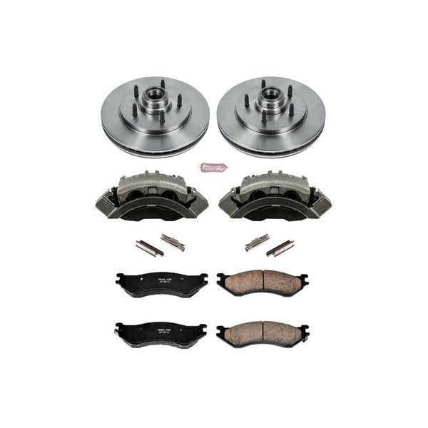 Power Stop 98-00 Lincoln Navigator Front Autospecialty Kit w/Cals - KCOE1878 Photo - Primary