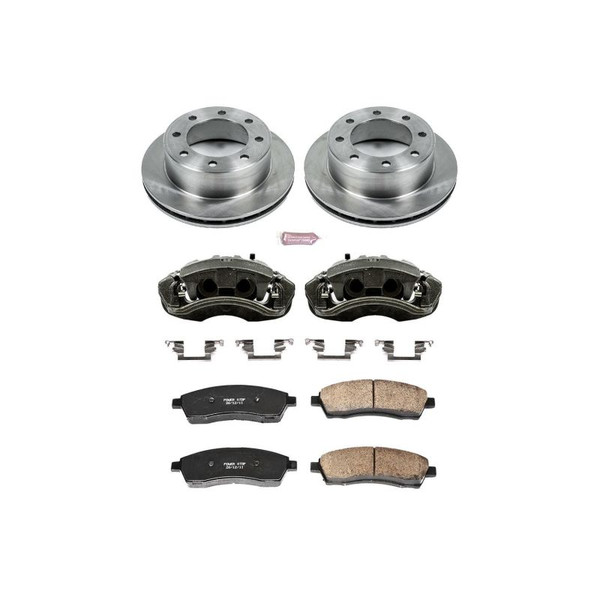 Power Stop 00-04 Ford F-350 Super Duty Rear Autospecialty Kit w/Cals - KCOE1890A Photo - Primary