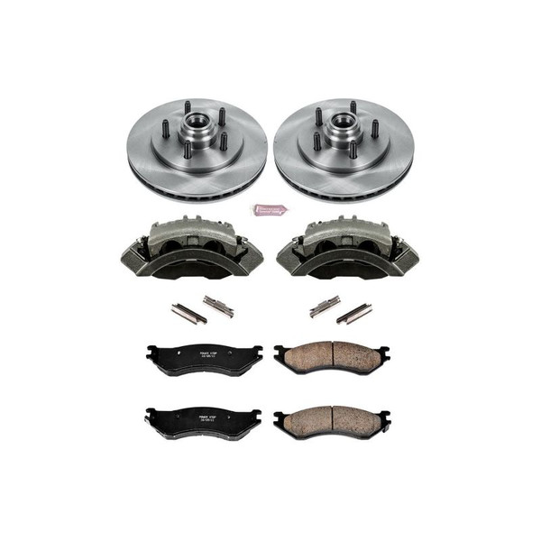 Power Stop 00-02 Lincoln Navigator Front Autospecialty Kit w/Cals - KCOE1916 Photo - Primary