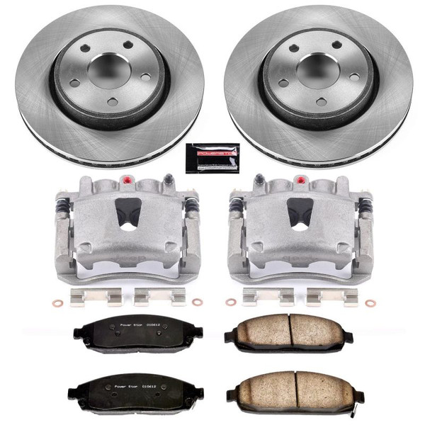 Power Stop 05-10 Jeep Grand Cherokee Front Autospecialty Kit w/Cals - KCOE2219A Photo - Primary