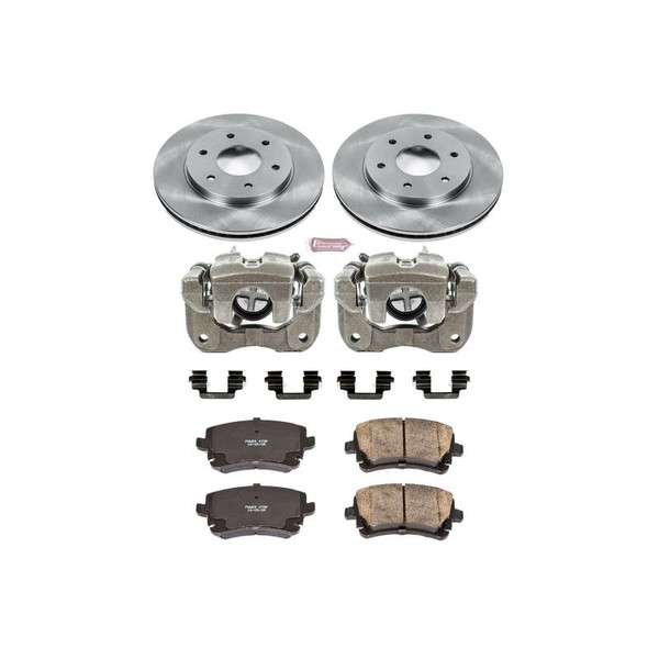 Power Stop 04-05 Nissan Titan Front Autospecialty Kit w/Cals - KCOE2442 Photo - Primary